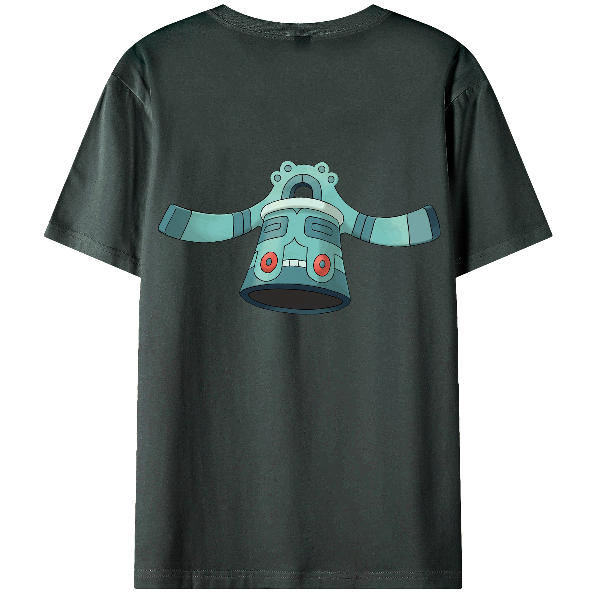 （画像用） ポケットモンスター Pokémon 綿100％ メンズ半袖Tシャツ（バックプリント） 通気性